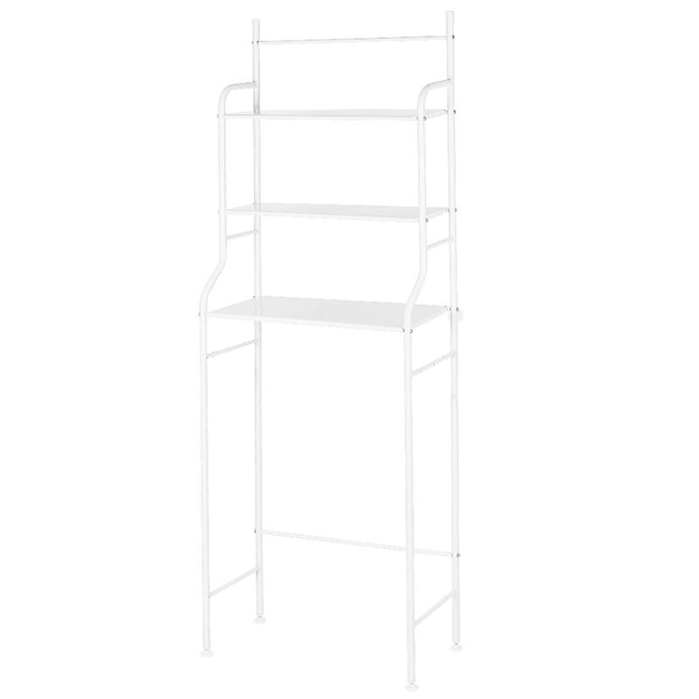 Стойка для хранения принадлежностей в ванной комнате TV One Toilet Rack над стиральной машинкой или унитазом белая (6123) - изображение 4