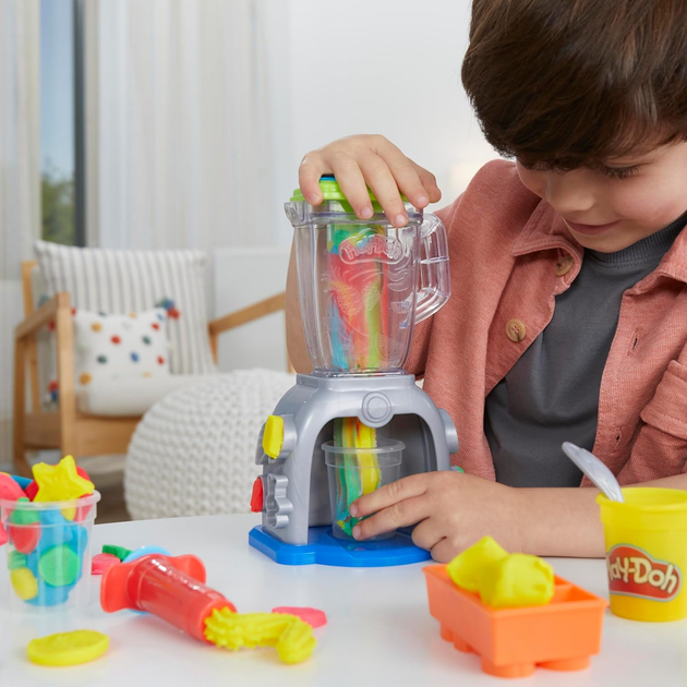 Пластилин Плей До Блендер для смузи Хасбро Play-Doh Hasbro F9142 - Фото 5 Пластилин Плей До Блендер для смузи Хасбро Play-Doh Hasbro F9142 - изображение 5