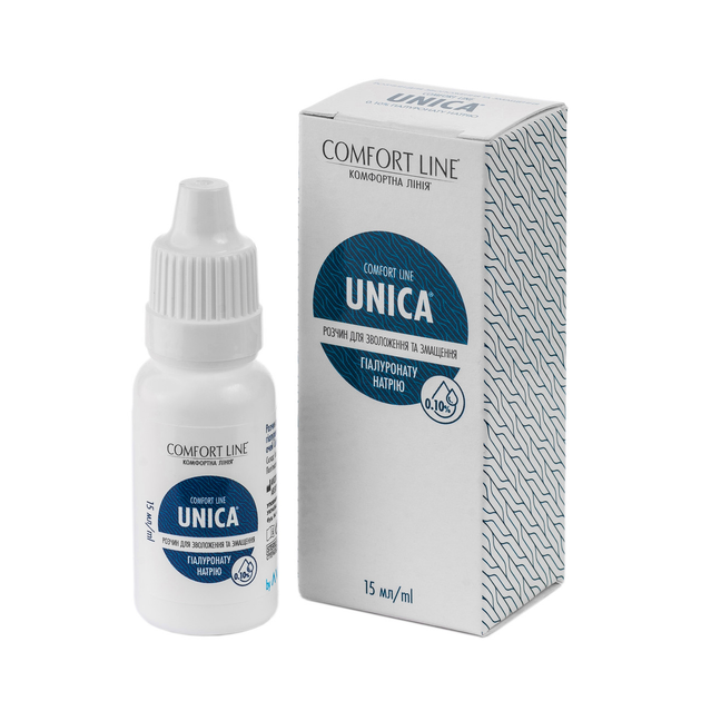Краплі для зволоження та комфорту очей Avizor Comfort Line Unica 15 мл - изображение 2