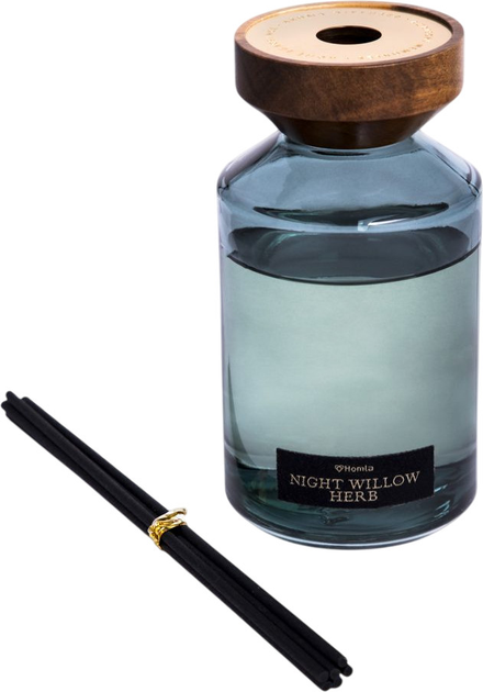 Dyfuzor zapachowy Homla Woody Blend Night Willow Herb z patyczkami 200 ml (5906496705175) - obraz 2