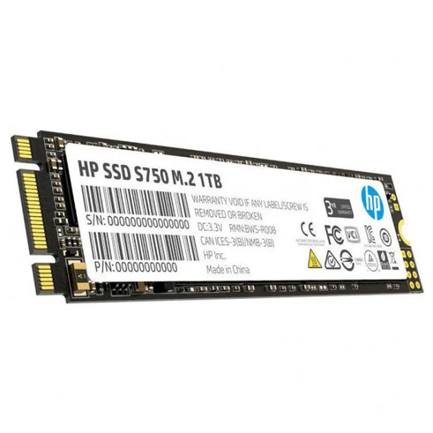 SSD накопичувач 1TB HP S750 M.2 2280 SATA III 3D NAND TLC (16L57AA) - изображение 3