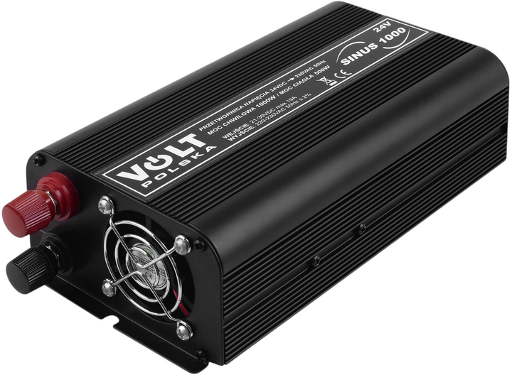 Перетворювач напруги Volt Polska SINUS 500/1000 24/230V 500/1000W (5903293765616) - зображення 1