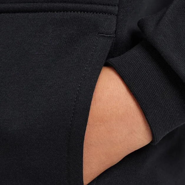 Підліткове худі для хлопчика Nike B NSW SI FLC Hoodie BB HV6965-010 158-170 XL Чорне (197861856041) - зображення 8