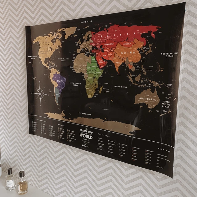 Скретч-карта мира Travel Map, Black - Фото 10 Скретч-карта мира Travel Map, Black - изображение 10