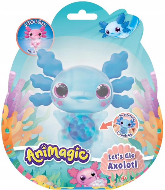 Interaktywna zabawka Goliath Animagic Axolotl Niebieski (8720077303928) - obraz 2
