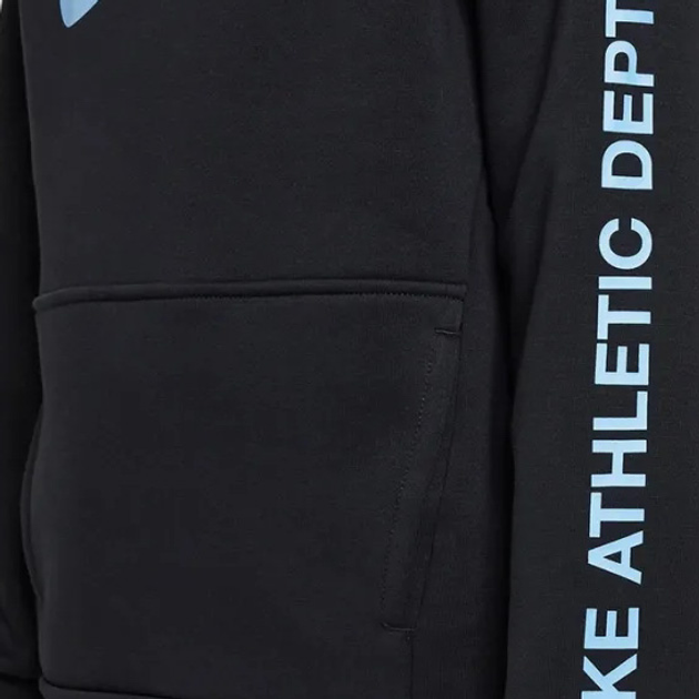 Дитяче худі для хлопчика Nike B NSW SI FLC Hoodie BB HV6965-010 122-128 XS Чорне (197861860284) - зображення 6