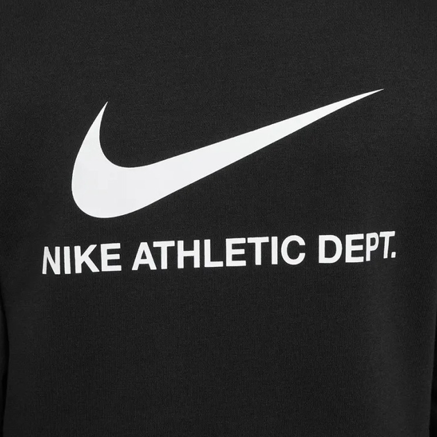 Дитяче худі для хлопчика Nike B NSW SI FLC Hoodie BB HV6965-010 122-128 XS Чорне (197861860284) - зображення 9