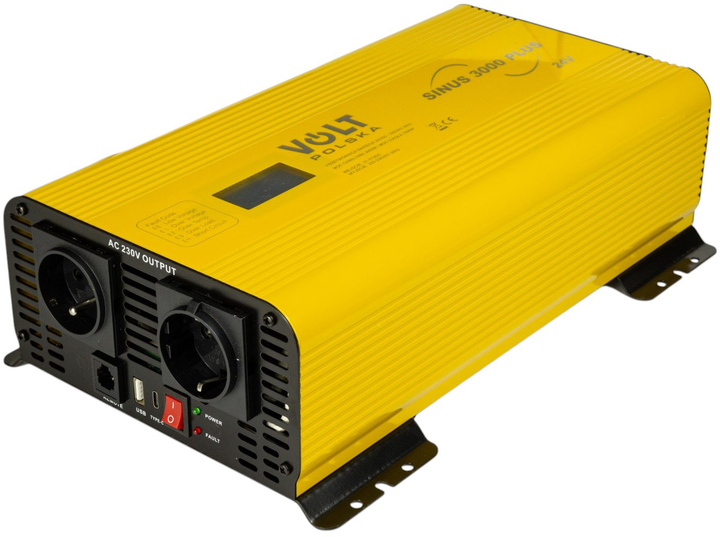 Перетворювач напруги Volt Polska SINUS PLUS 3000 24/230V 1500/3000W (5903760240042) - зображення 1