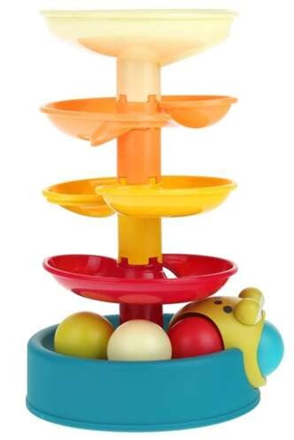 Gra zręcznościowa edukacyjna Smily Play Zjeżdżalnia skaczące piłeczki 2 w 1 SP84959 AN01 (5905375849597) - obraz 4