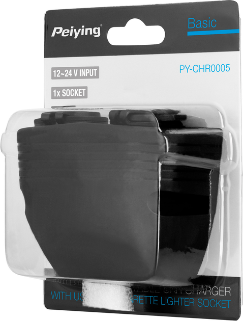 Ładowarka samochodowa Peiying 2xUSB 3100 mA Cigarette Lighter Black (PY-CHR0005) - obraz 3