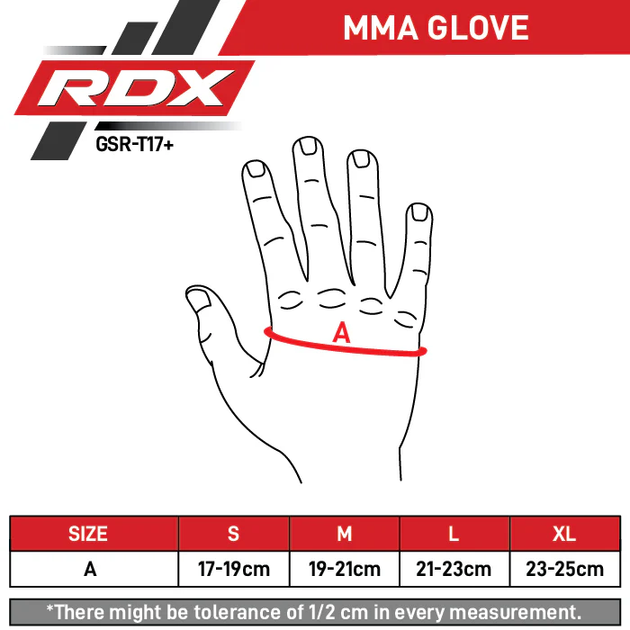 Рукавиці для ММА RDX Grappling Gloves Shooter Aura Plus T-17 Red\Black (GSR-T17RB-S+) - Фото 5 Рукавиці для ММА RDX Grappling Gloves Shooter Aura Plus T-17 Red\Black (GSR-T17RB-S+) - зображення 5