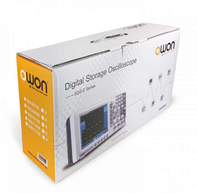 Цифровой осциллограф 2-х канальный OWON SDS7102 - изображение 4