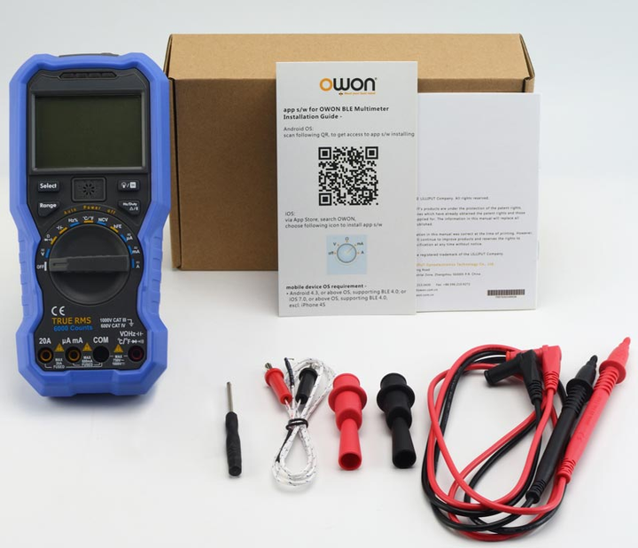 Мультиметр цифровий OWON OW18D - Фото 2 Мультиметр цифровий OWON OW18D - зображення 2