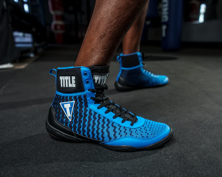Боксерки Title Boxing Predator II Shoes 2.0 Black Blue (TBS39-BKBL-8-41) - Фото 5 Боксерки Title Boxing Predator II Shoes 2.0 Black Blue (TBS39-BKBL-8-41) - зображення 5