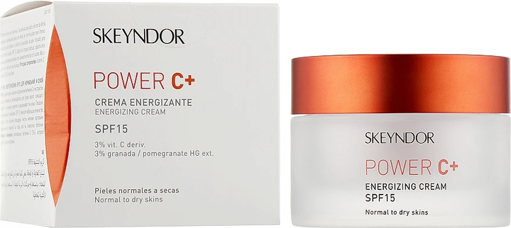 Крем для обличчя Skeyndor Power C+ Energizing Spf 15 освітлюючий 50 мл (8436542360852) - зображення 2