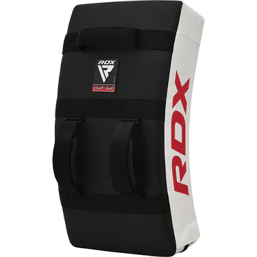Макивара RDX T1 Curved Kick Shield with Nylon Handles White\Black (KSR-T1W) - Фото 3 Макивара RDX T1 Curved Kick Shield with Nylon Handles White\Black (KSR-T1W) - изображение 3