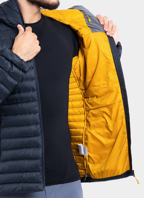 Пуховик чоловічій Rab Microlight Alpine Jacket, Beluga, XL (RB QDB-12-BE-XL) - зображення 11