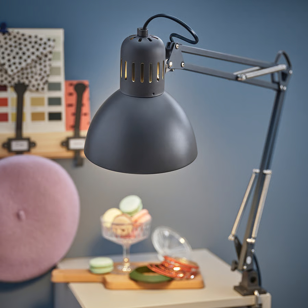 Настільна лампа IKEA TERTIAL Темно-сіра (503.553.95) - зображення 6