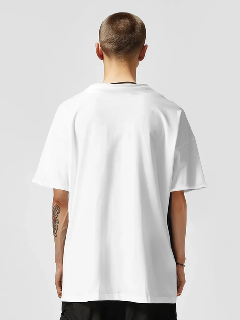 Футболка чоловіча оверсайз Normal Humans Avoid Me XL-2XL Білий (26838229) - Фото 7 Футболка чоловіча оверсайз Normal Humans Avoid Me XL-2XL Білий (26838229) - зображення 7