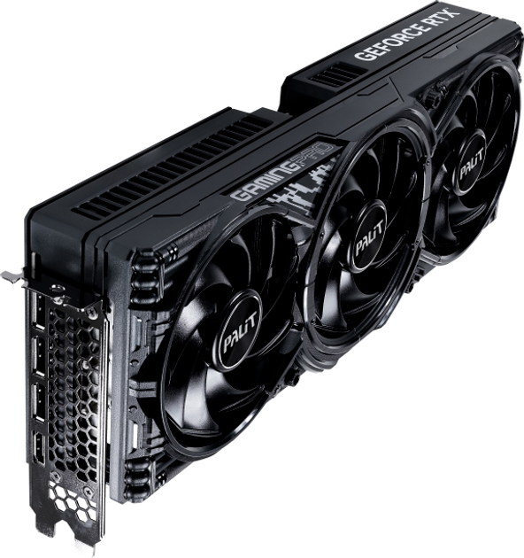 Відеокарта Palit PCI-Ex GeForce RTX 5070 Ti GamingPro 16GB GDDR7 (256bit) (2452/28000) (HDMI, 3 x DisplayPort) (NE7507T019T2-GB2031A) - зображення 4