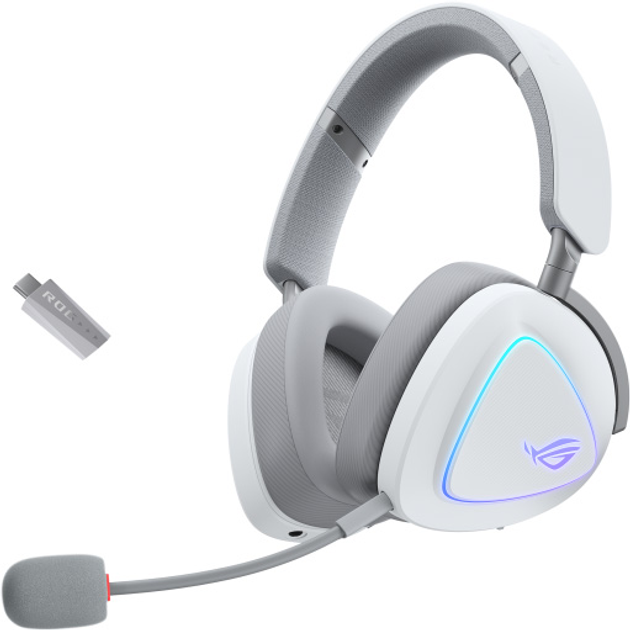 Słuchawki ASUS ROG Delta II White (90YH03W0-BHUA10) - obraz 1