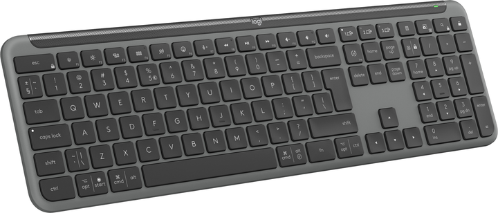 Klawiatura bezprzewodowa Logitech K950 Bluetooth/Wireless Graphite (920-012465) - obraz 1