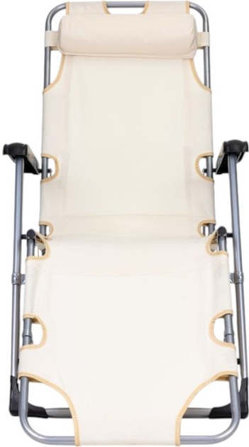 Leżak ModernHome by Multistore ZRL010F BEIGE - obraz 2