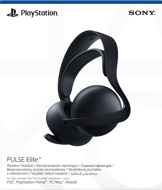 Навушники PlayStation PULSE Elite WL Midnight Black (711719590101) - зображення 7