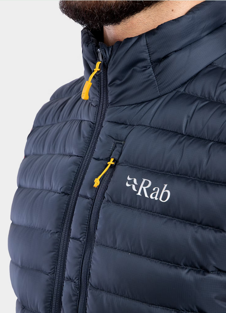 Жилет чоловічій Rab Microlight Vest, Beluga, L (RB QDB-18-BE-L) - Фото 9 Жилет чоловічій Rab Microlight Vest, Beluga, L (RB QDB-18-BE-L) - зображення 9