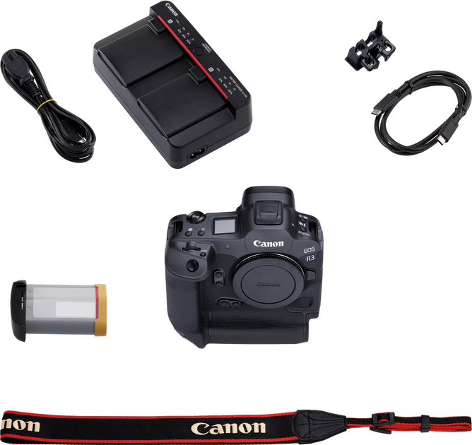 Фотоапарат Canon EOS R3 Body Black (4895C004) - зображення 8