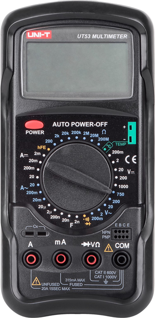 Miernik uniwersalny UNI-T UT53 (MIE0016) - obraz 1