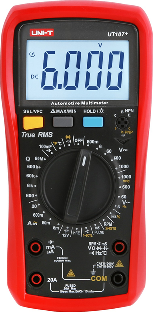 Miernik uniwersalny UNI-T UT107+ (MIE0466) - obraz 1