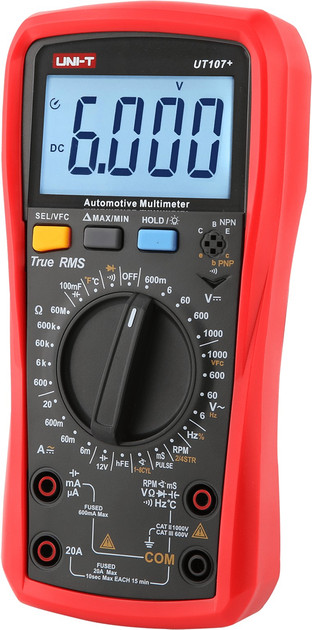 Miernik uniwersalny UNI-T UT107+ (MIE0466) - obraz 2