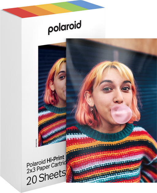Фотоплівка Polaroid Hi·Print 2x3 Cardridge - 20 Sheets (006355) - зображення 1