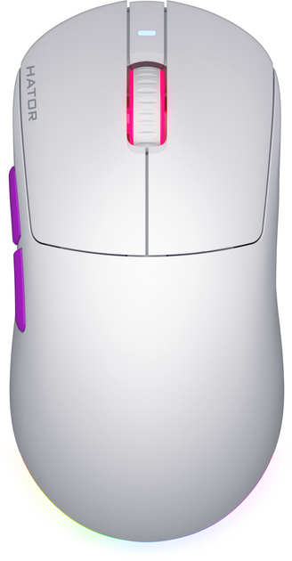 Mysz HATOR Quasar 3 Ultra 8K Wireless White (HTM771) - obraz 1