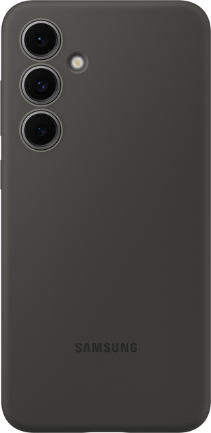Etui Samsung Silicone Case do Samsung Galaxy S24 FE Black (EF-PS721CBEGWW) - obraz 1