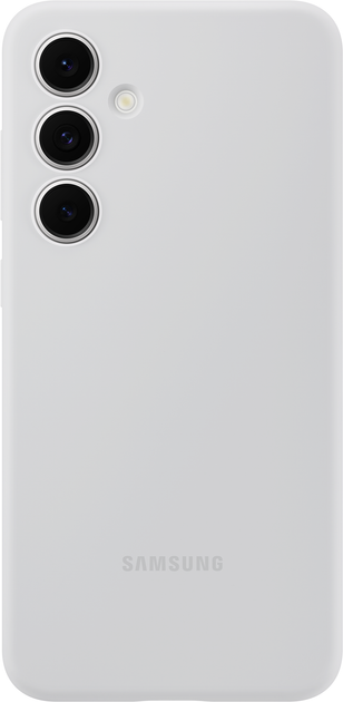 Etui Samsung Silicone Case do Samsung Galaxy S24 FE Gray (EF-PS721CJEGWW) - obraz 1