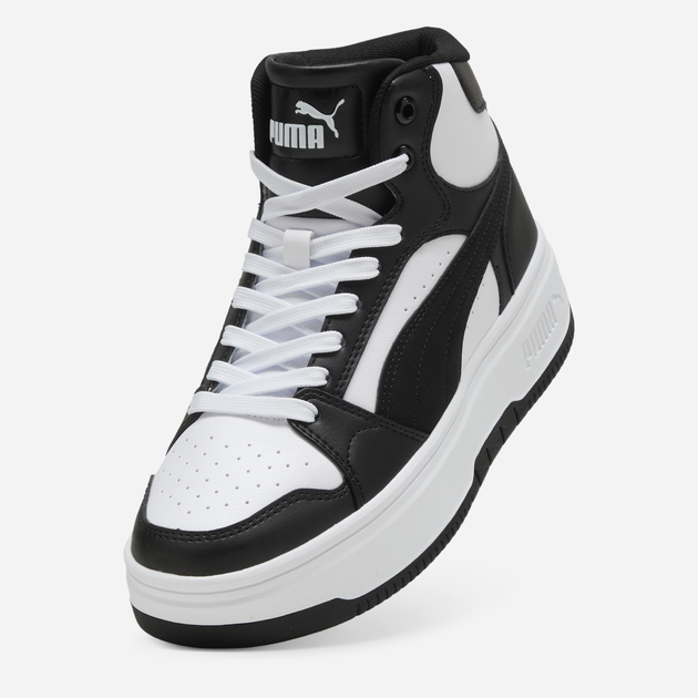 Женские демисезонные ботинки низкие Puma Rebound Femme Mid 40259402 37.5 (4.5UK) 23.5 см White/Black (4069156624993) - Фото 5 Женские демисезонные ботинки низкие Puma Rebound Femme Mid 40259402 37.5 (4.5UK) 23.5 см White/Black (4069156624993) - изображение 5