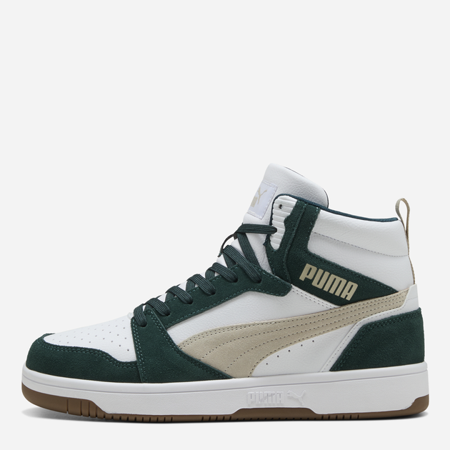 Мужские демисезонные ботинки Puma Rebound v6 SD 40071305 40.5 (7UK) 26 см White/Desert Dust/Green Terrain (4069156591578) - изображение 3
