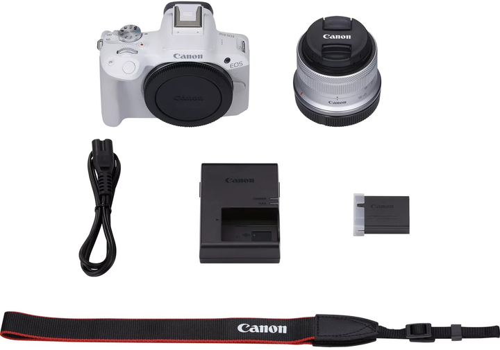 Фотоапарат Canon EOS R50 + RF-S 18-45mm F4.5-6.3 IS STM White (5812C013) - зображення 9