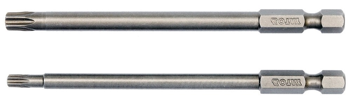 Końcówki wkrętakowe YATO 1/4'' 2 szt. torx security: t20 x 100 mm, t30 x 100 mm (YT-0492) - obraz 1