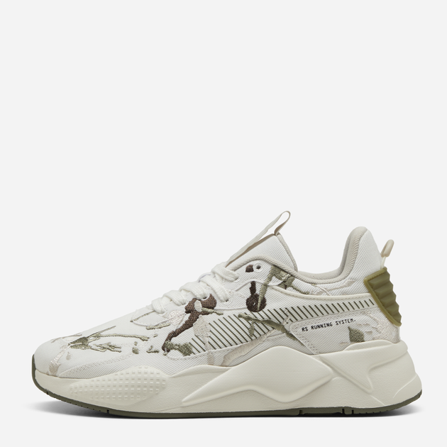 Мужские кроссовки Puma RS-X Splatters 40285501 42.5 (8.5UK) 27.5 см Warm White/Loden Green (4069156496521) - изображение 3