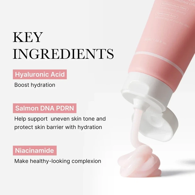 Антивозрастной увлажняющий крем MEDICUBE PDRN Pink Hyaluronic Moisturizing Cream, 50 мл - Фото 2 Антивозрастной увлажняющий крем MEDICUBE PDRN Pink Hyaluronic Moisturizing Cream, 50 мл - изображение 2