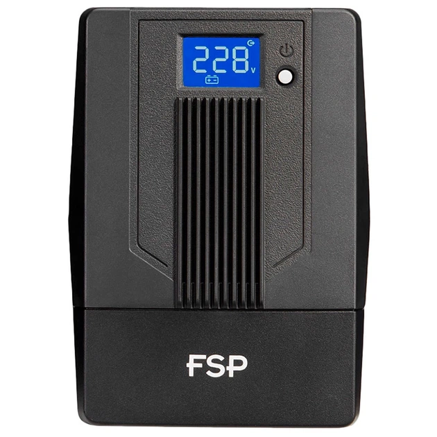 Источник бесперебойного питания ИБП FSP iFP-800 800ВА/480W LCD Schukox2 230V/50Hz w/o RJ45 w/ USB 12V/9Ah*1 CIS Black (PPF4802003) - Фото 2 Источник бесперебойного питания ИБП FSP iFP-800 800ВА/480W LCD Schukox2 230V/50Hz w/o RJ45 w/ USB 12V/9Ah*1 CIS Black (PPF4802003) - изображение 2