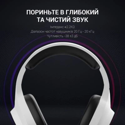 Навушники GamePro hs615 rgb White (hs615) - зображення 9