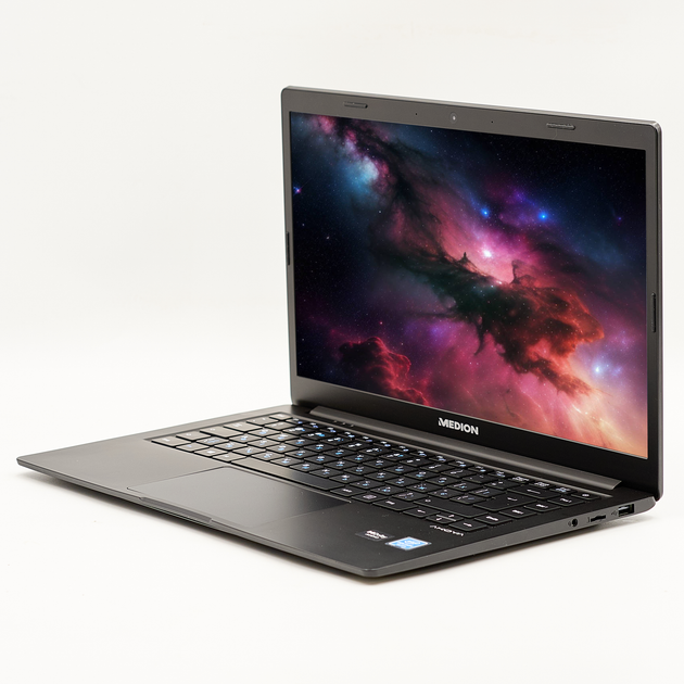 Ноутбук 14" Medion (Lenovo Group) Akoya E4252 Intel RAM 8 ГБ SSD 512 ГБ Intel UHD Graphics FullHD IPS б/в Метал Win10 (4387) - изображение 3