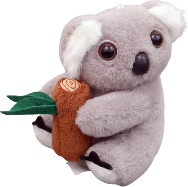 Brelok LEAN Toys Koala z gałęzią 12 cm Szara (5905991049203) - obraz 2