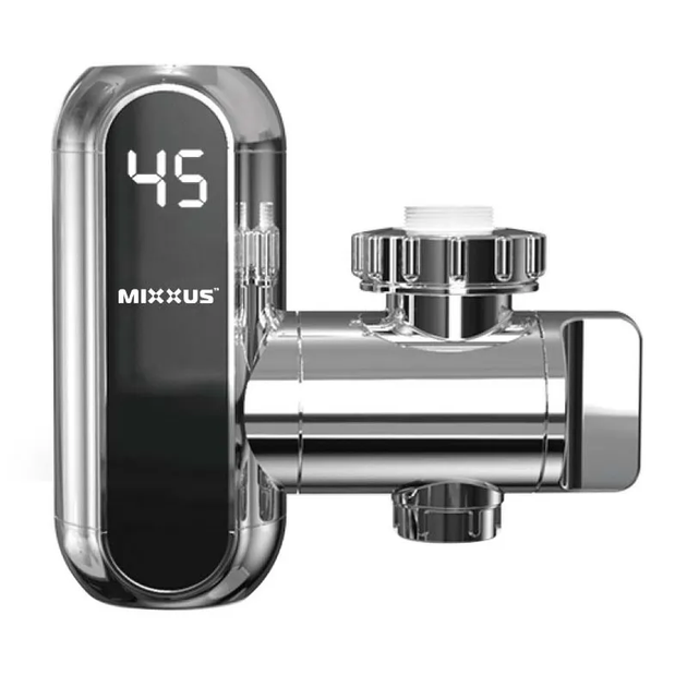 Водонагрівач MIXXUS Electra 650-E CHROME 3,3 kW з кріпленням на вилив (MI6509) - Фото 1 Водонагрівач MIXXUS Electra 650-E CHROME 3,3 kW з кріпленням на вилив (MI6509) - изображение 1