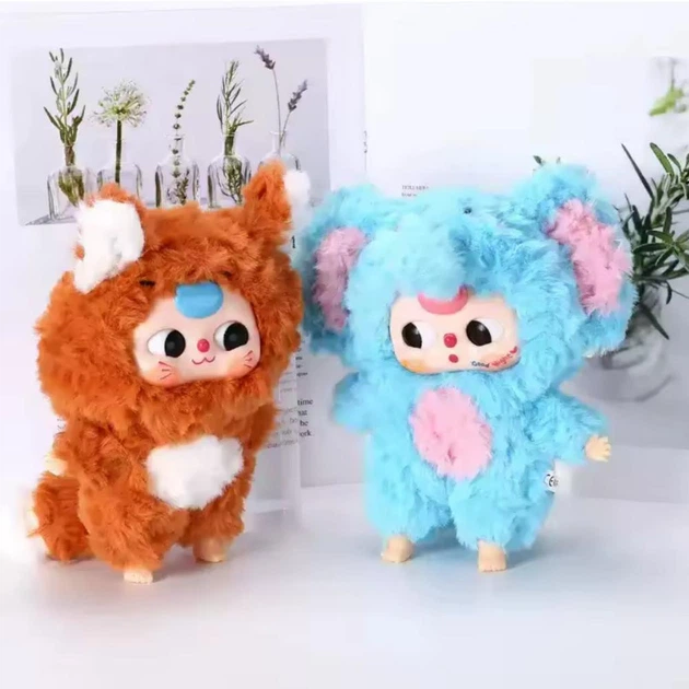 Мягкая игрушка сюрприз в стиле Лабубу Baby Three Kawaii пушистый