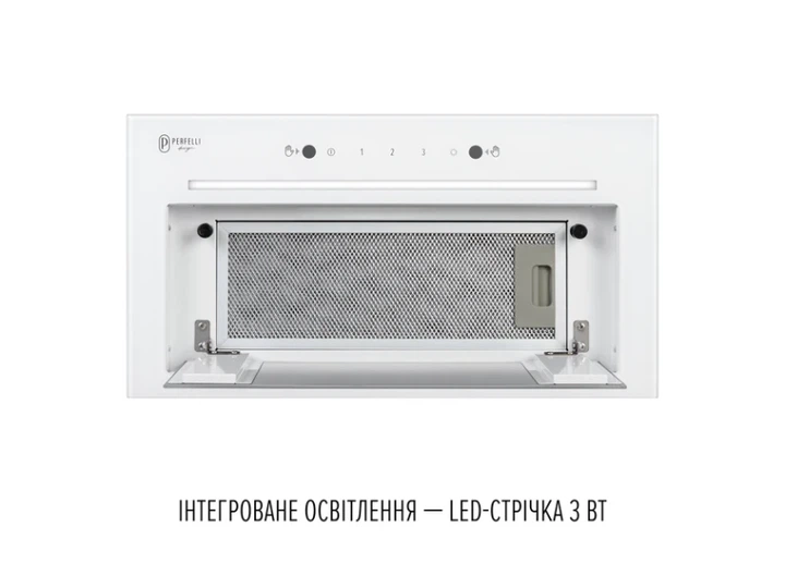 Витяжка вбудована Perfelli DESIGN FILINI 5 BIANCO - изображение 3